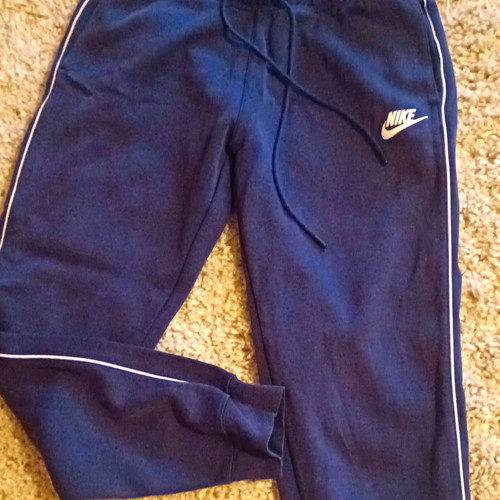 Nike jogginghose blau - , blau/weiß