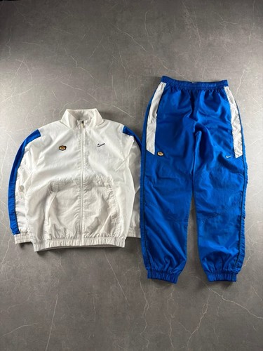 Nike tracksuit weiß blau s - nike,