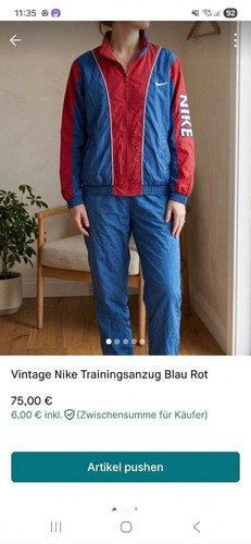 Vintag 1998 nike herren - vintag,
